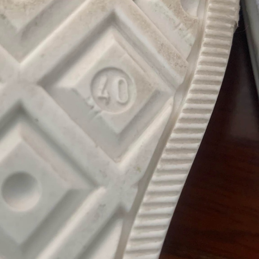 MAJE white "LOVE ME" sneakers 9.5 - Picture 6 of 11